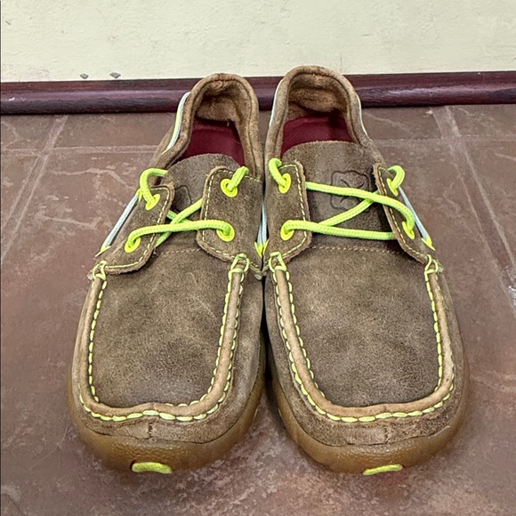 Twisted X Women's Bomber Driving Mocs Boat Shoes - Picture 2 of 6